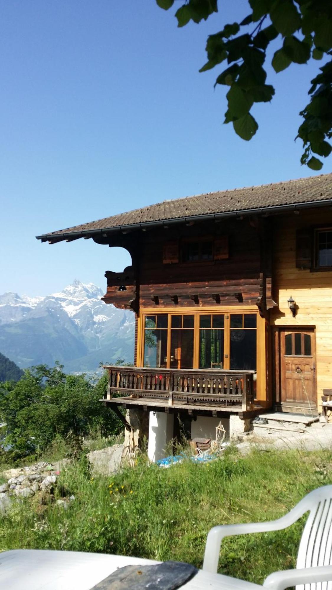 Magnifique Chalet Valerie 5 Chambres A Coucher & Vue Unique グリオン エクステリア 写真